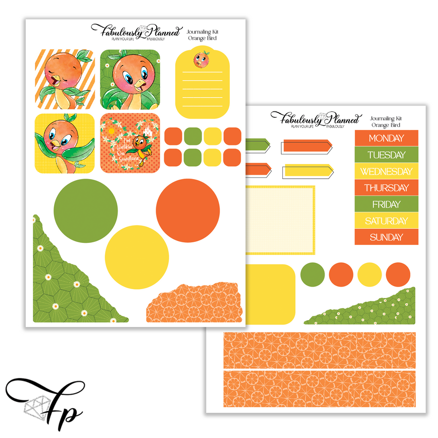Orange Bird - Journaling Kit