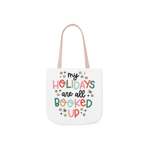 Books, Tote Bag, Reading, Holiday Tote, Christmas Gifts,