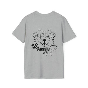 Aussie Mom T-Shirt, Dog Lover, Australian Shepherd, Puppies, Aussie Lover, Dog Mom