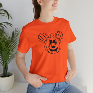 Mickey Pumpkin, Halloween, Halloween Costume, Funny T-Shirt, Unisex Jersey Short Sleeve Tee