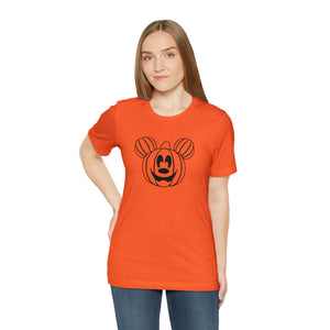 Mickey Pumpkin, Halloween, Halloween Costume, Funny T-Shirt, Unisex Jersey Short Sleeve Tee