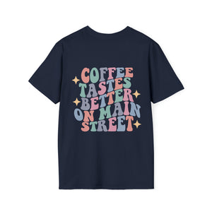 Coffee T-Shirt, Main Street, Magic, Main Street Coffee, Magical Coffee