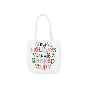 Books, Tote Bag, Reading, Holiday Tote, Christmas Gifts,
