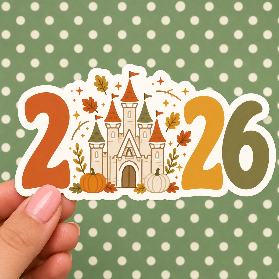 Autumn Disney 2026 — Waterproof Die Cut Decal