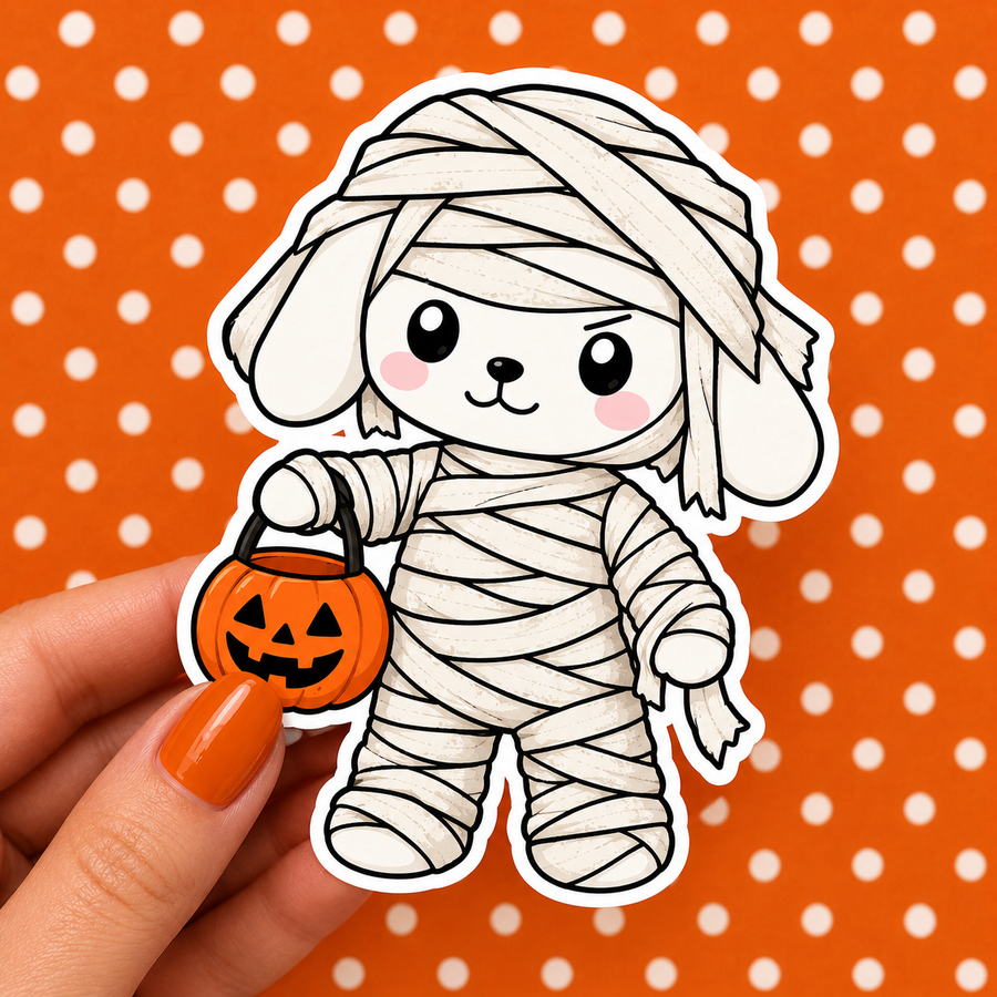 Mummy Winnie — Waterproof Die Cut Decal