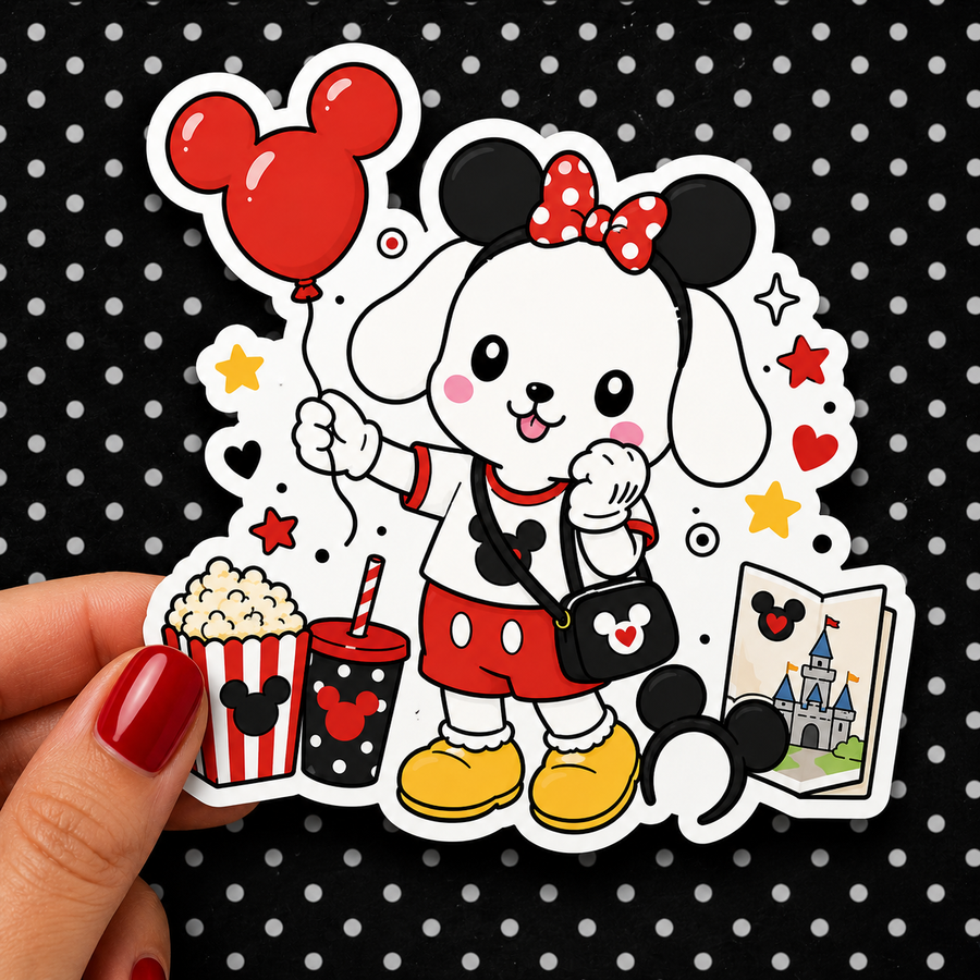 Magical Theme Park Winnie — Waterproof Die Cut Decal