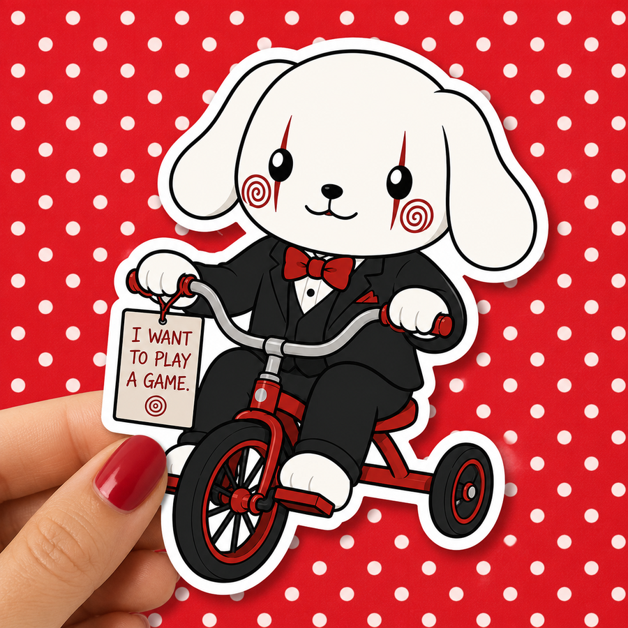 Saw Winnie — Waterproof Die Cut Decal