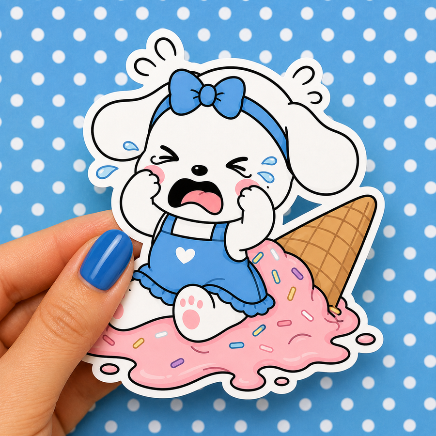 Winnie is Having a Meltdown — Waterproof Die Cut Decal