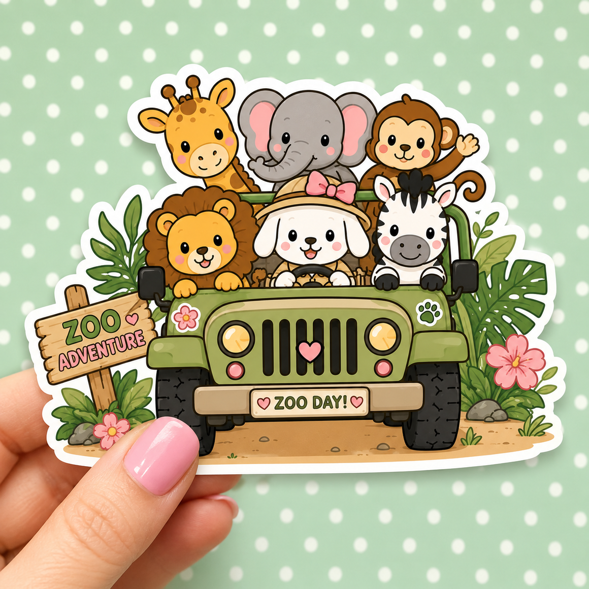 Wild Adventure — Waterproof Die Cut Decal