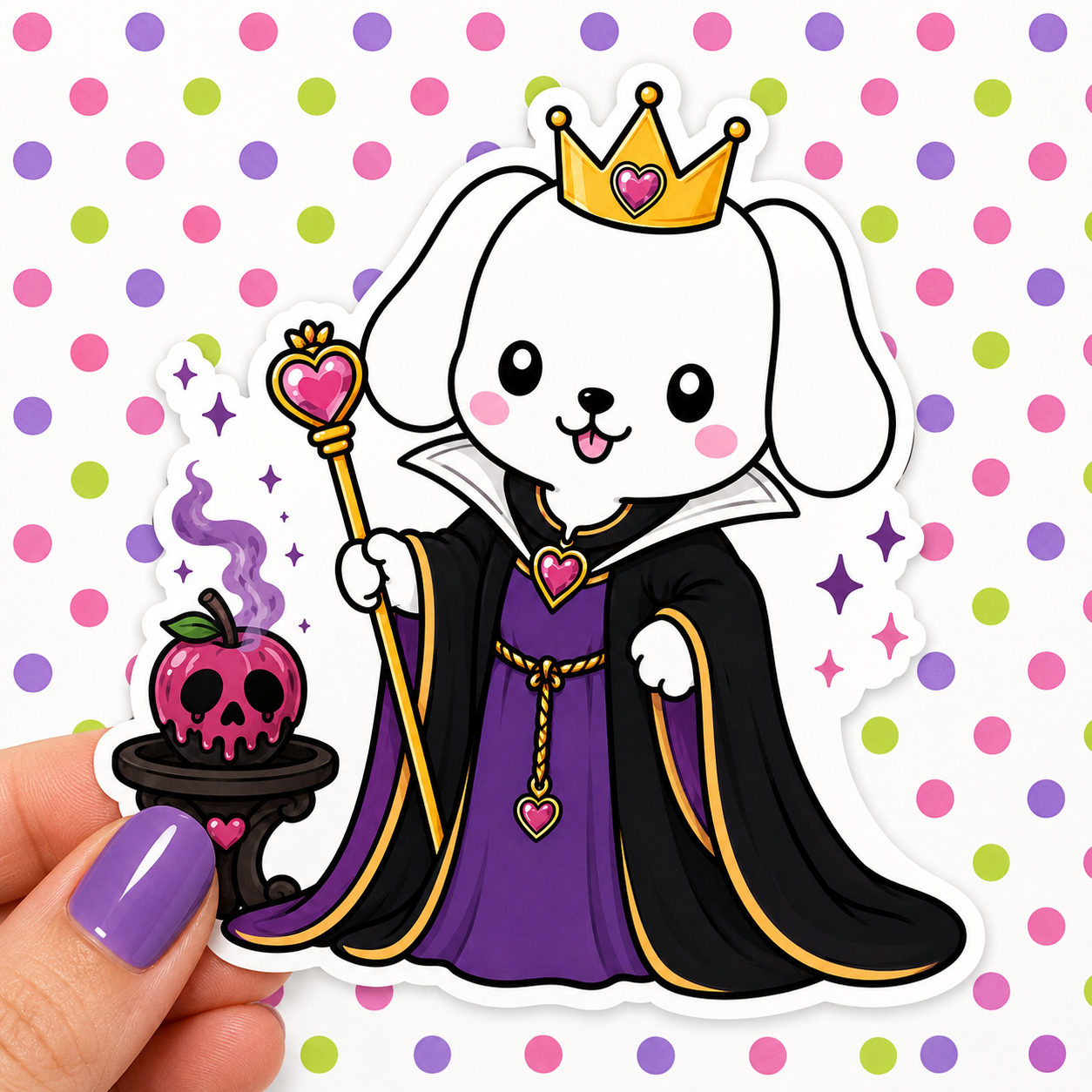 Evil Queen Winnie — Waterproof Die Cut Decal