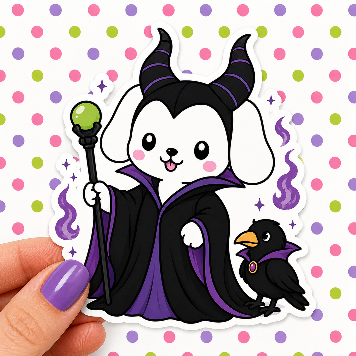 Maleficent Winnie — Waterproof Die Cut Decal