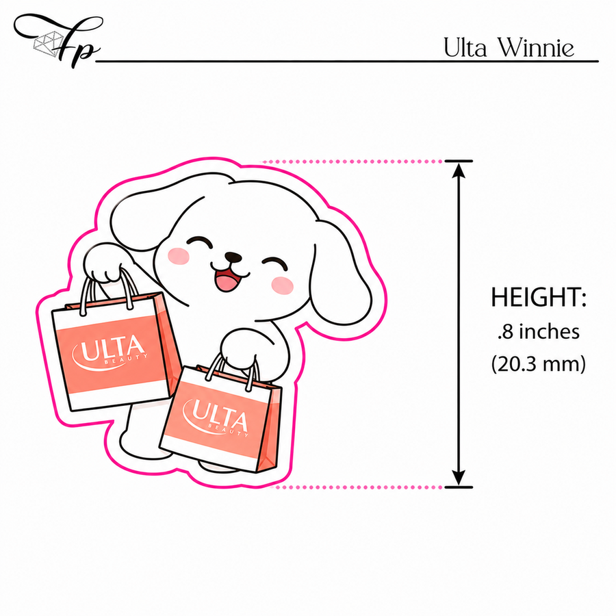 Ulta Winnie Planner Sticker Sheet | Functional Stickers | Beauty Lover Gift