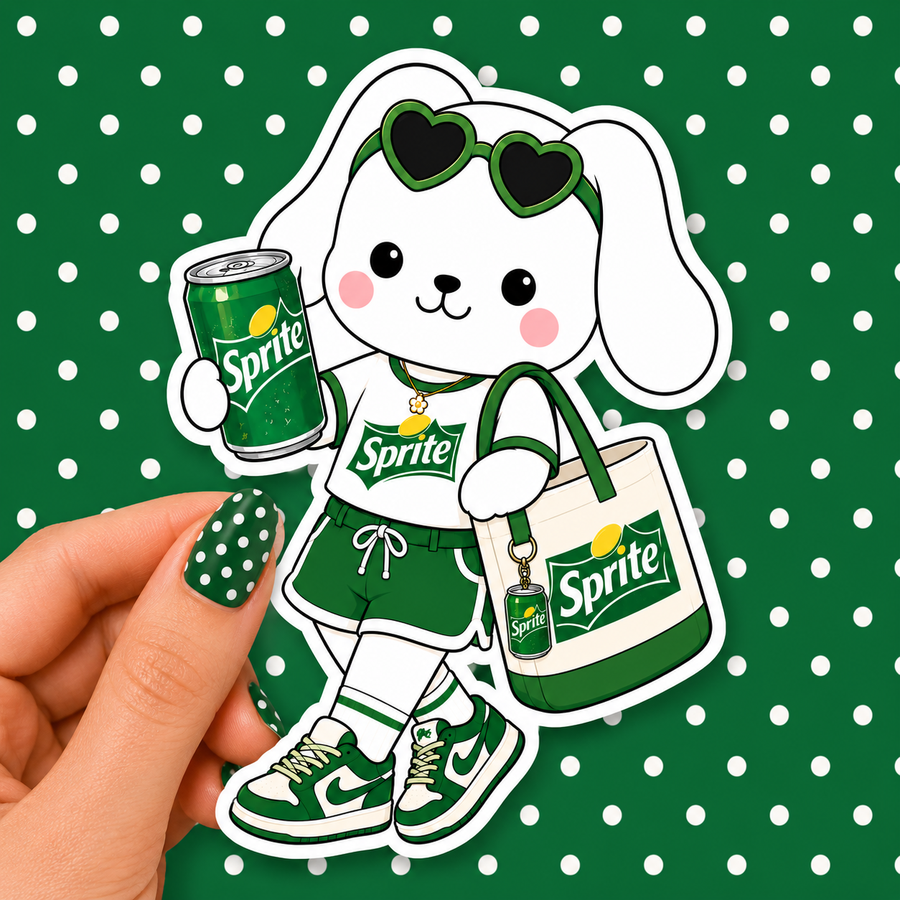 Sprite Winnie — Waterproof Die Cut Decal
