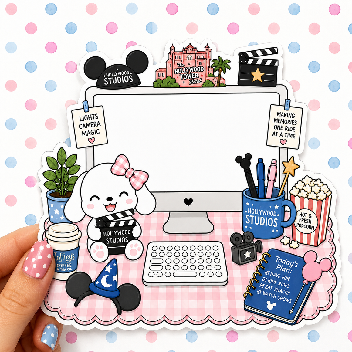 Hollywood Studios Desktop — Waterproof Die Cut Decal