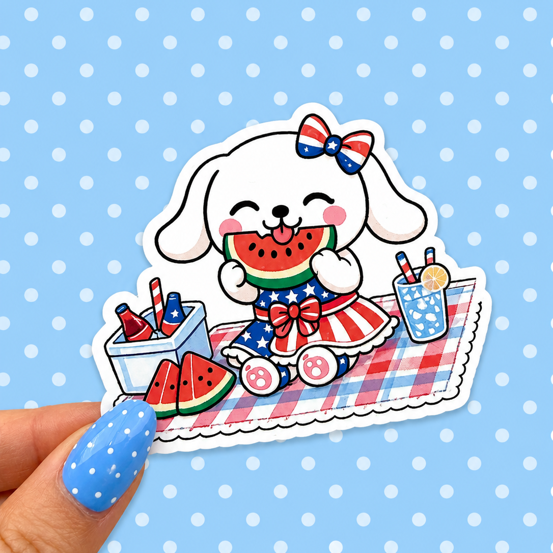 Picnic Winnie Vinyl Decal