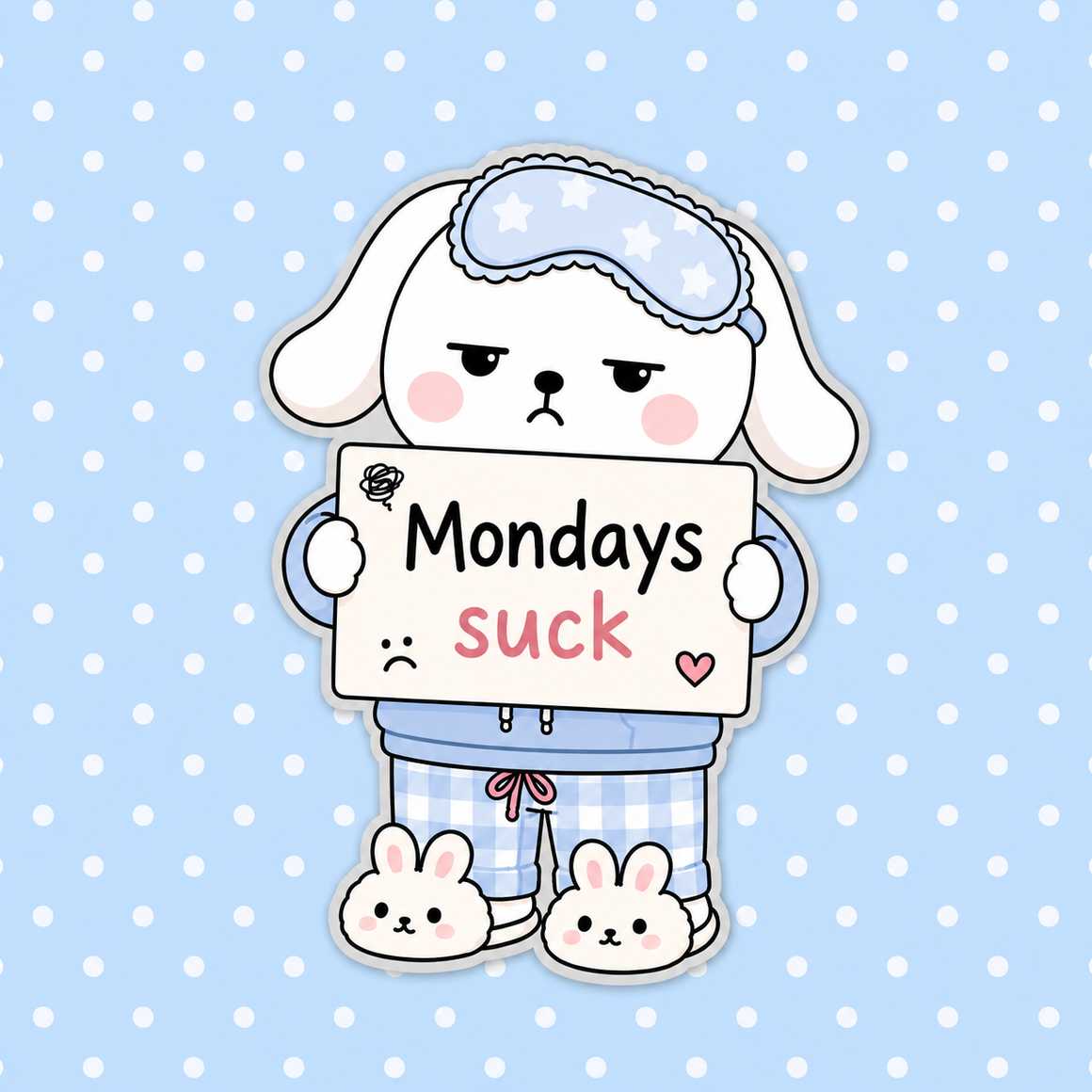 Monday's Suck Winnie Vinyl Decal