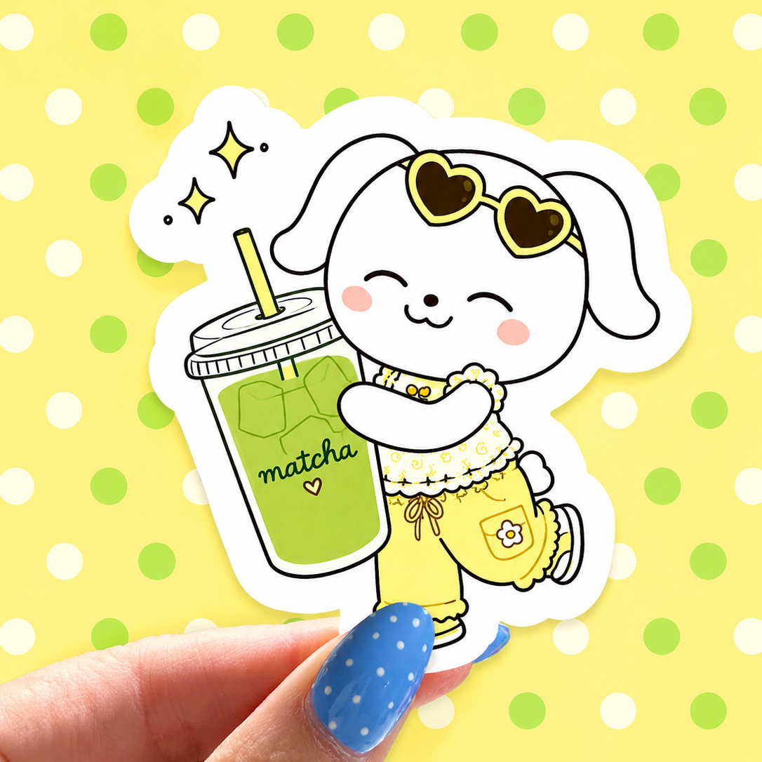 Matcha Winnie Vinyl Decal
