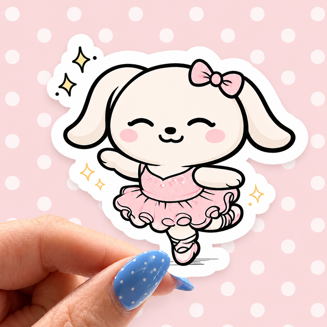 Ballerina Winnie Vinyl Decal