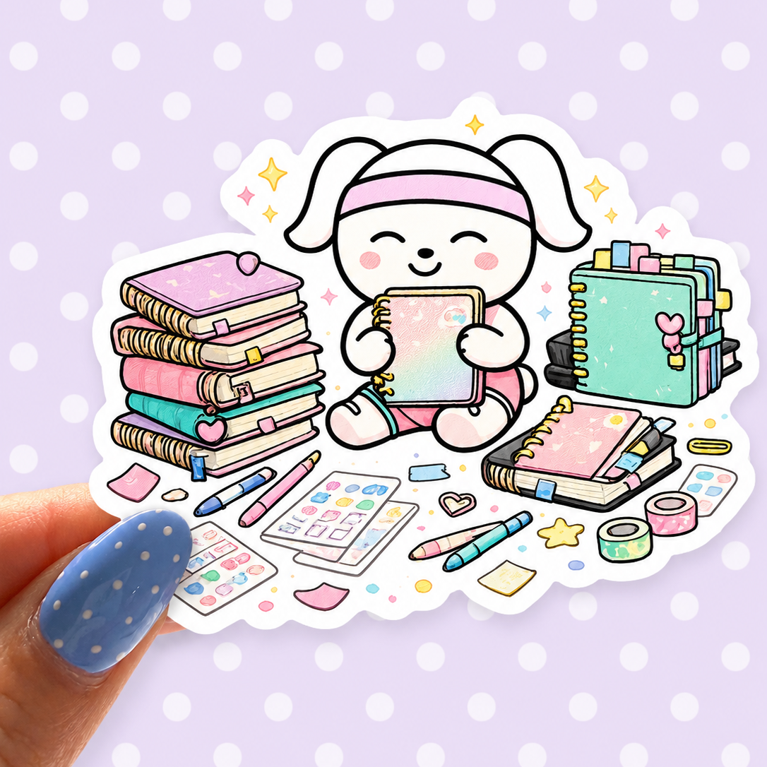 Planner Addict Winnie Vinyl Decal