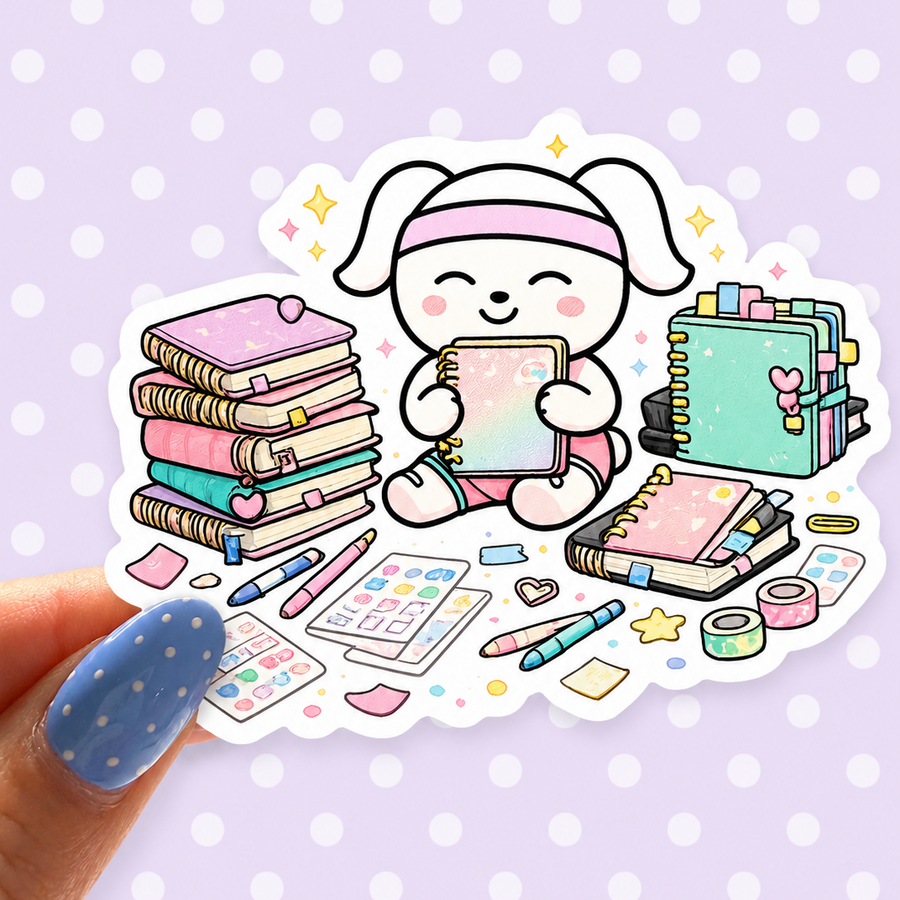 Planner Addict Winnie Vinyl Decal