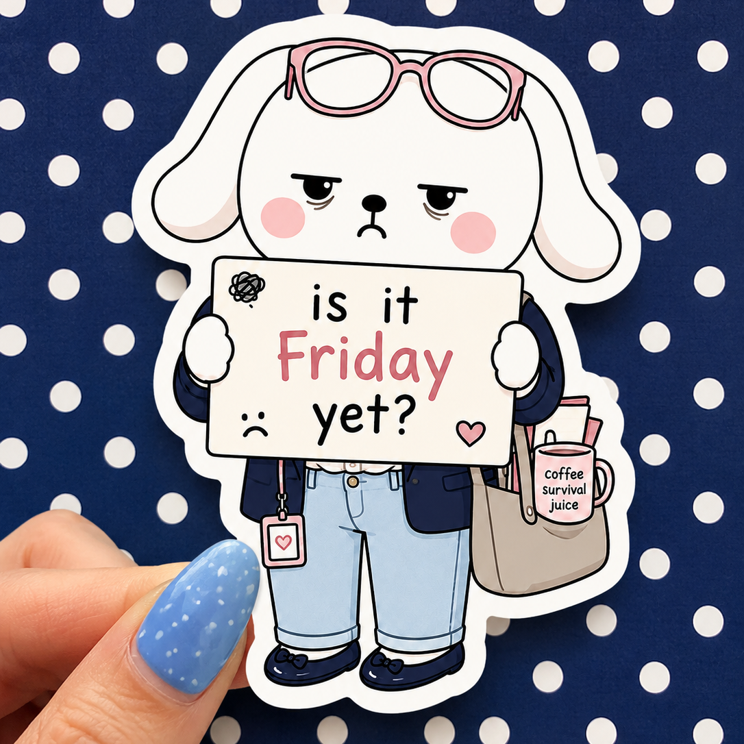 Is it Friday Yet Vinyl Decal