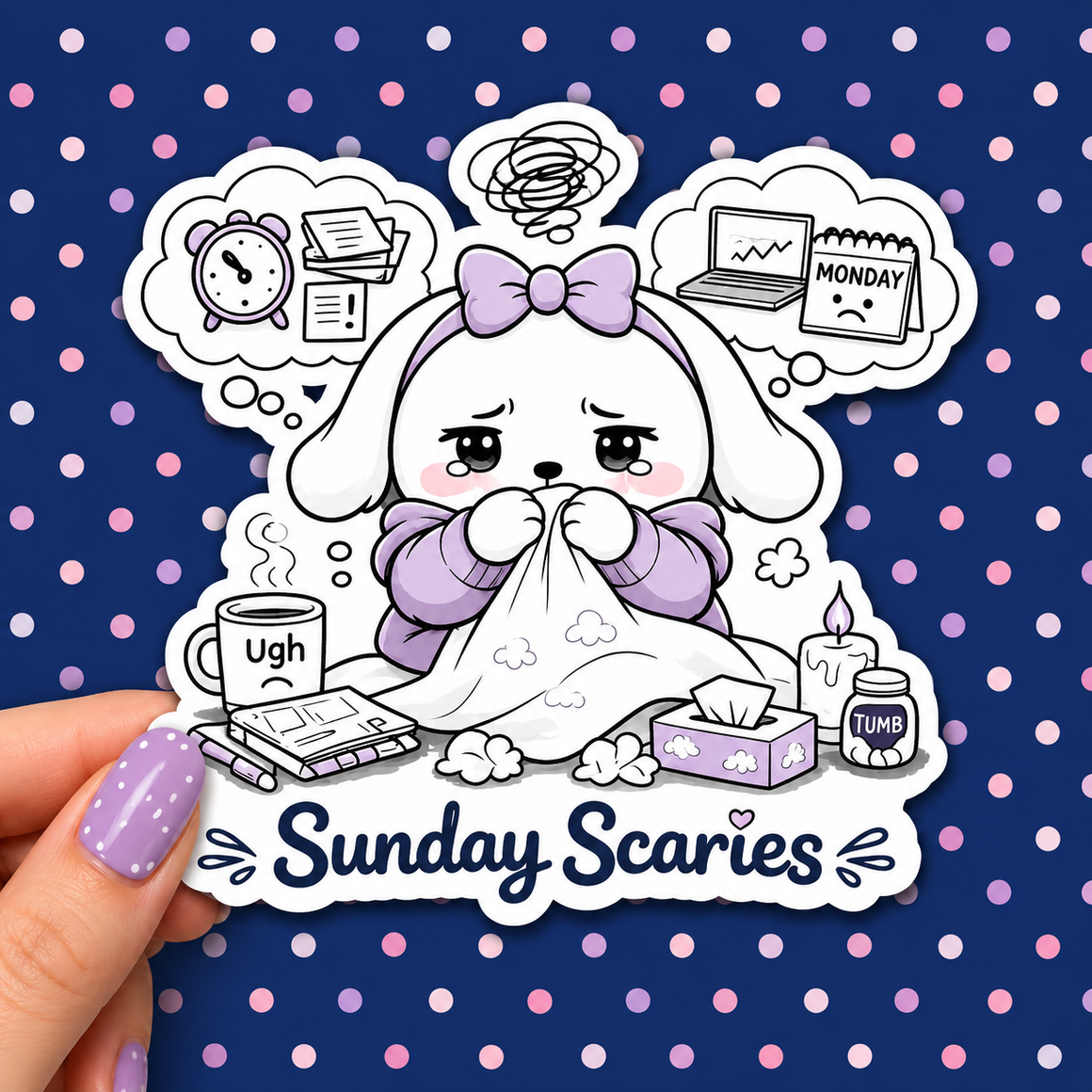 Sunday Scaries Vinyl Decal
