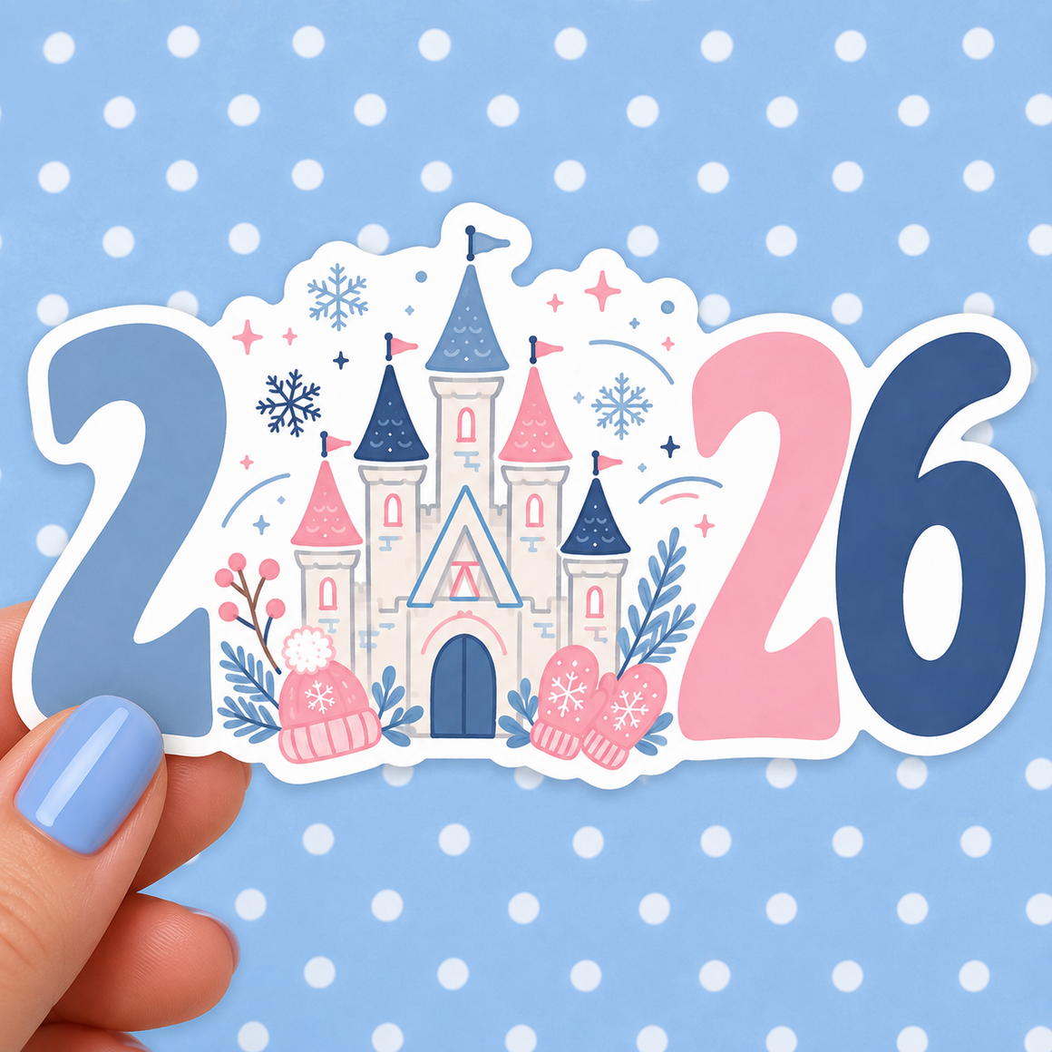 Winter Disney 2026 Vinyl Decal