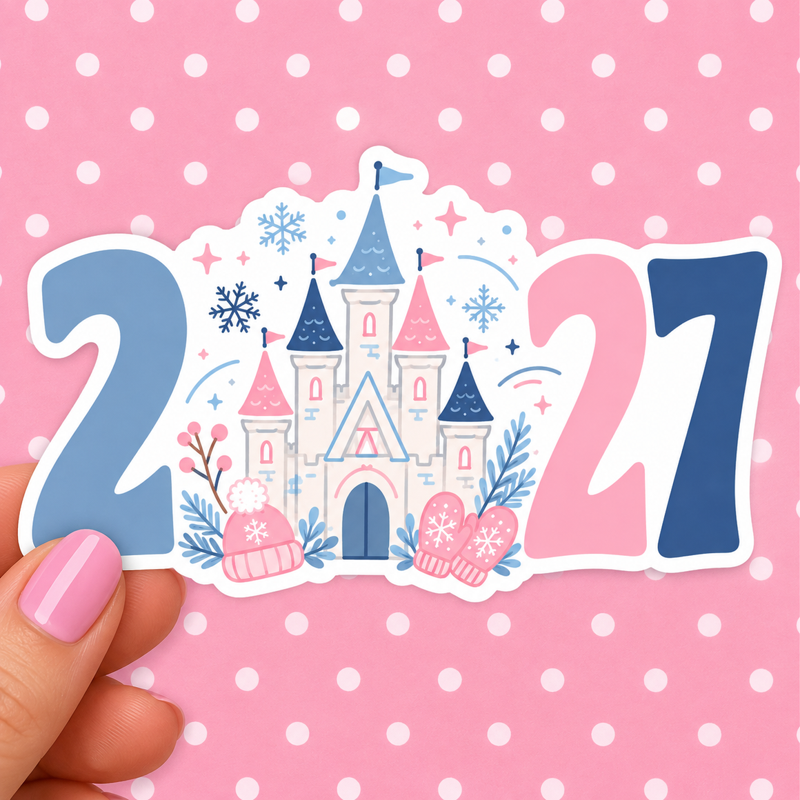 Winter Disney 2027 Vinyl Decal