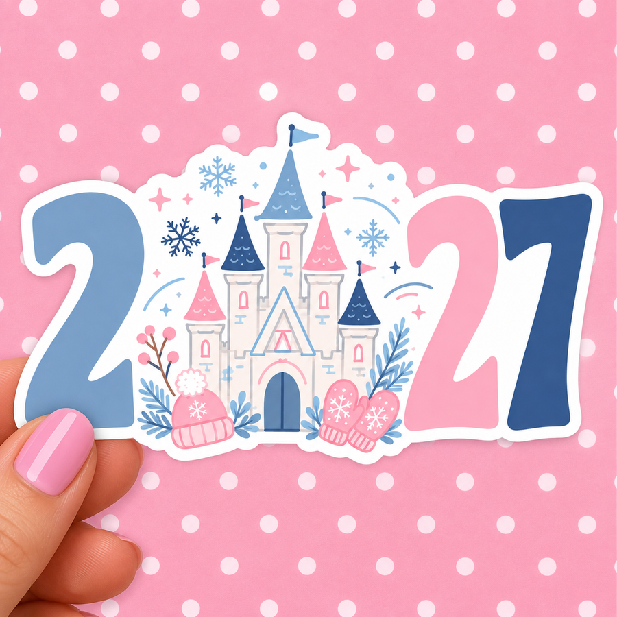 Winter Disney 2027 Vinyl Decal