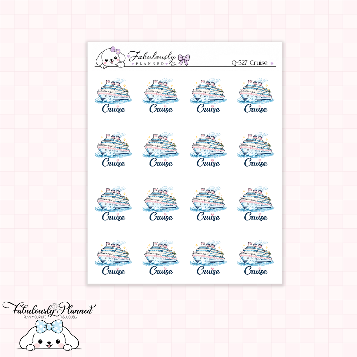 Cruise Planner Stickers