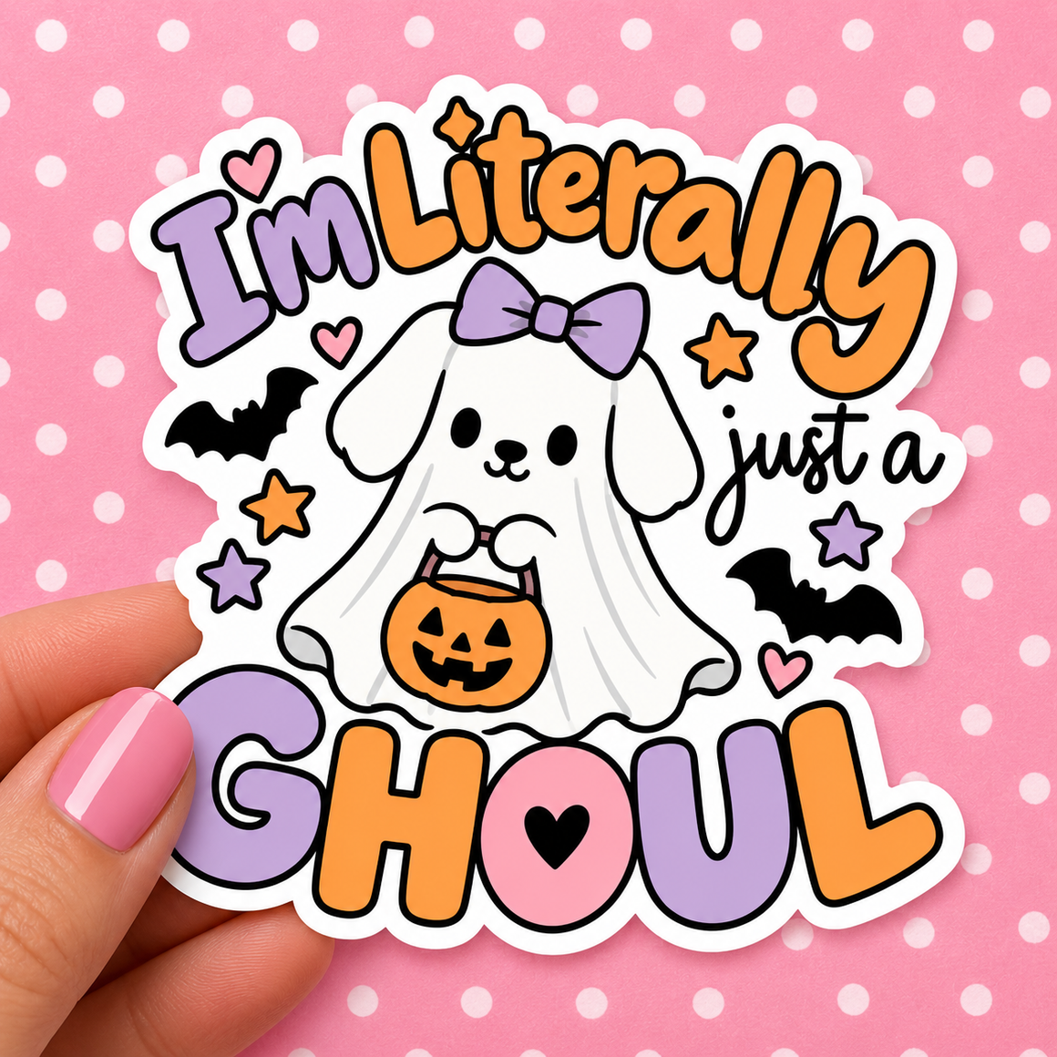 I'm Literally Just a Ghoul Vinyl Decal