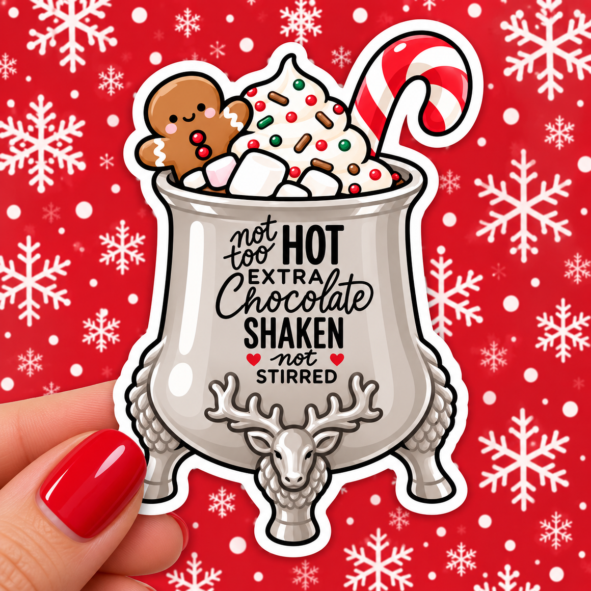 Hot Cocoa Vinyl Decal