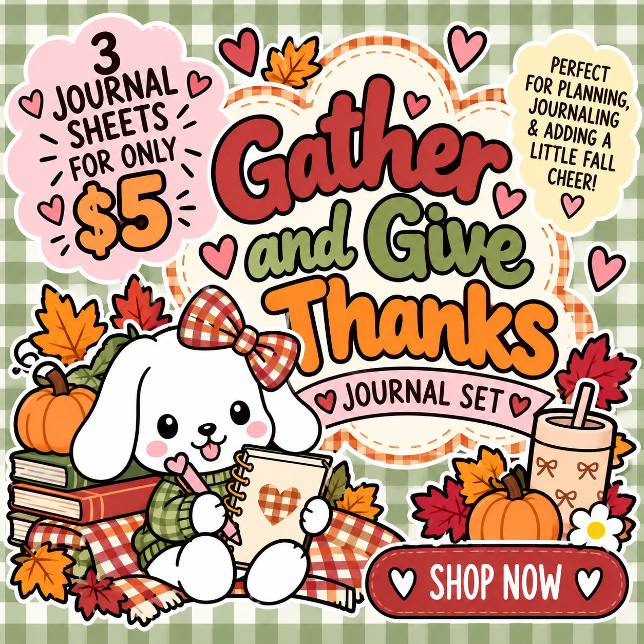 Gather and Give Thanks Journal Collection