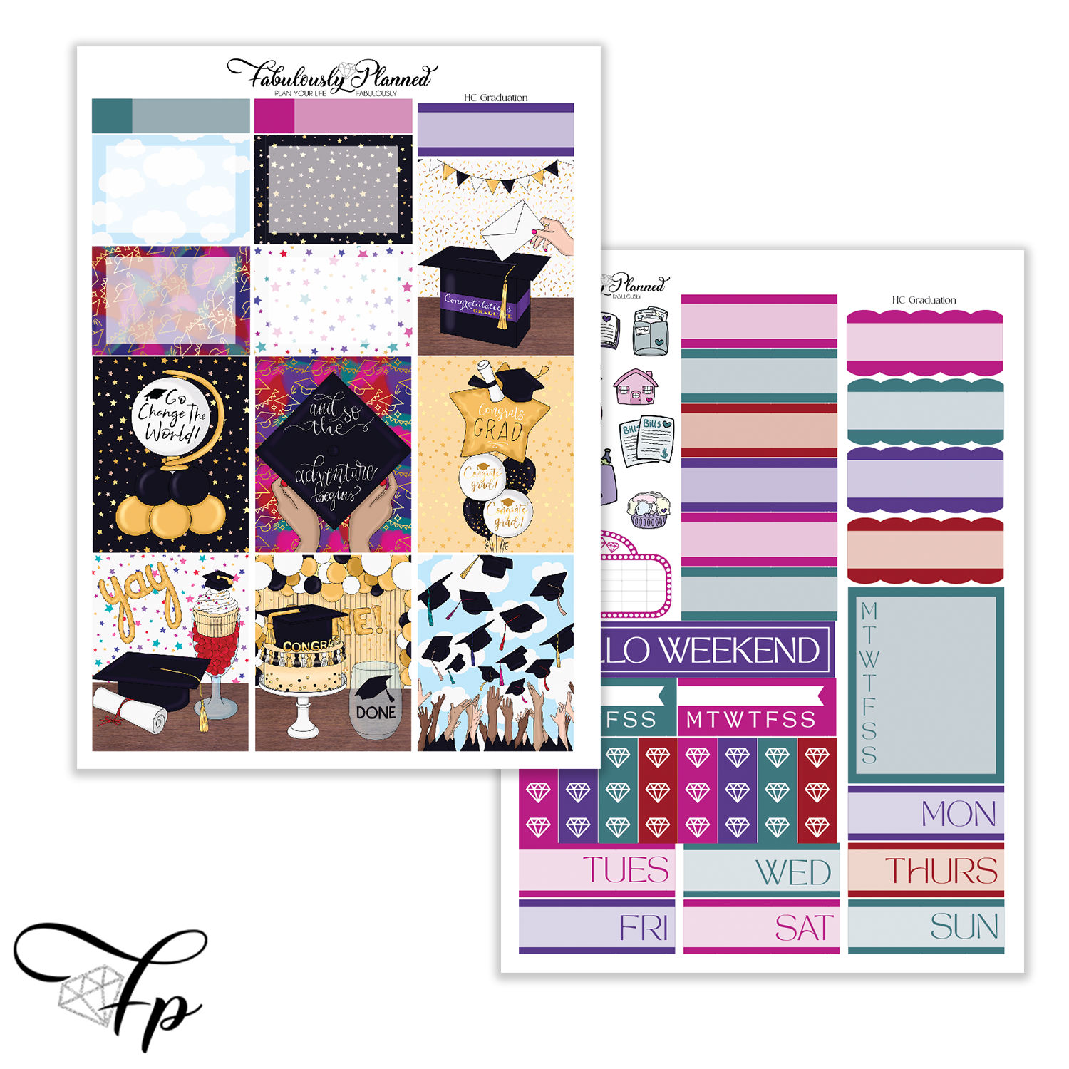 Half Graduation Card Graduation - Half Carat Kit - Fabulously Planned