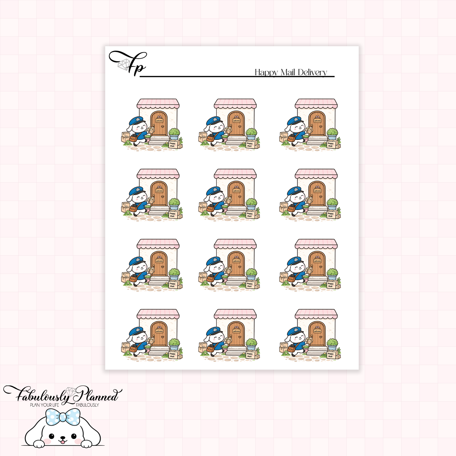 Happy Mail Delivery Stickers