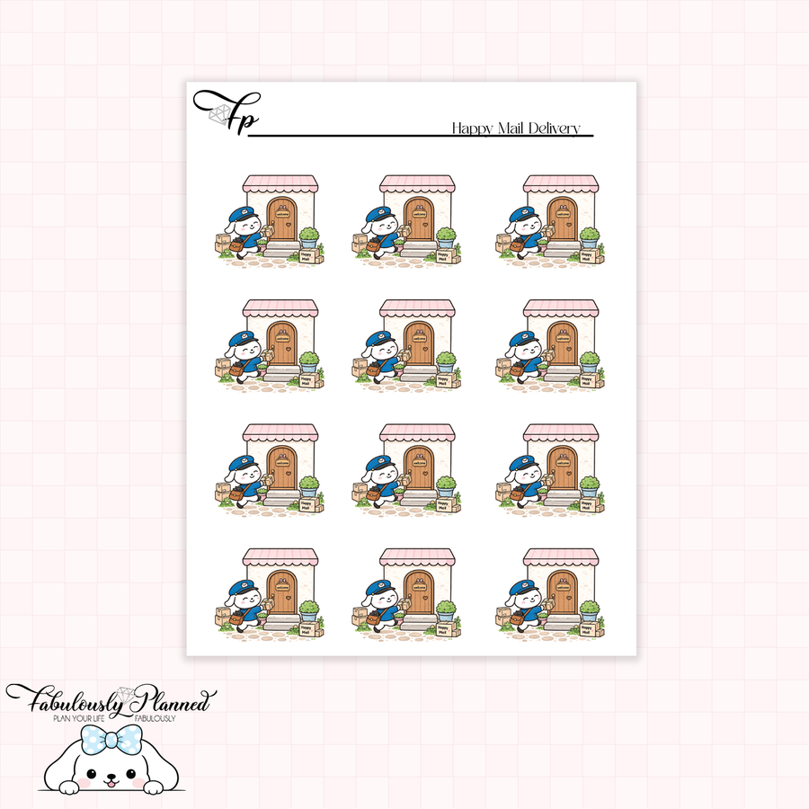 Happy Mail Delivery Stickers
