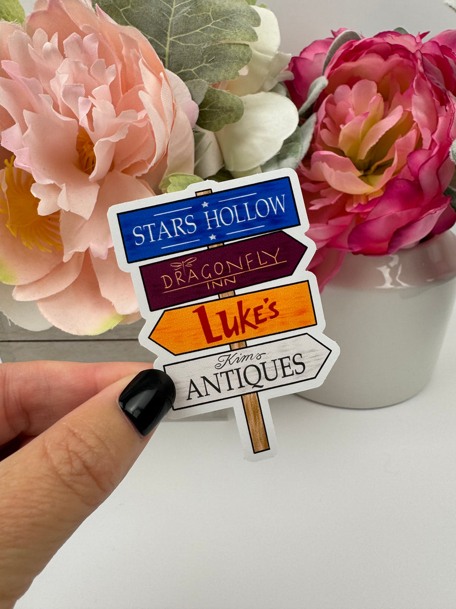 Star's Hollow Directions Vinyl Decal