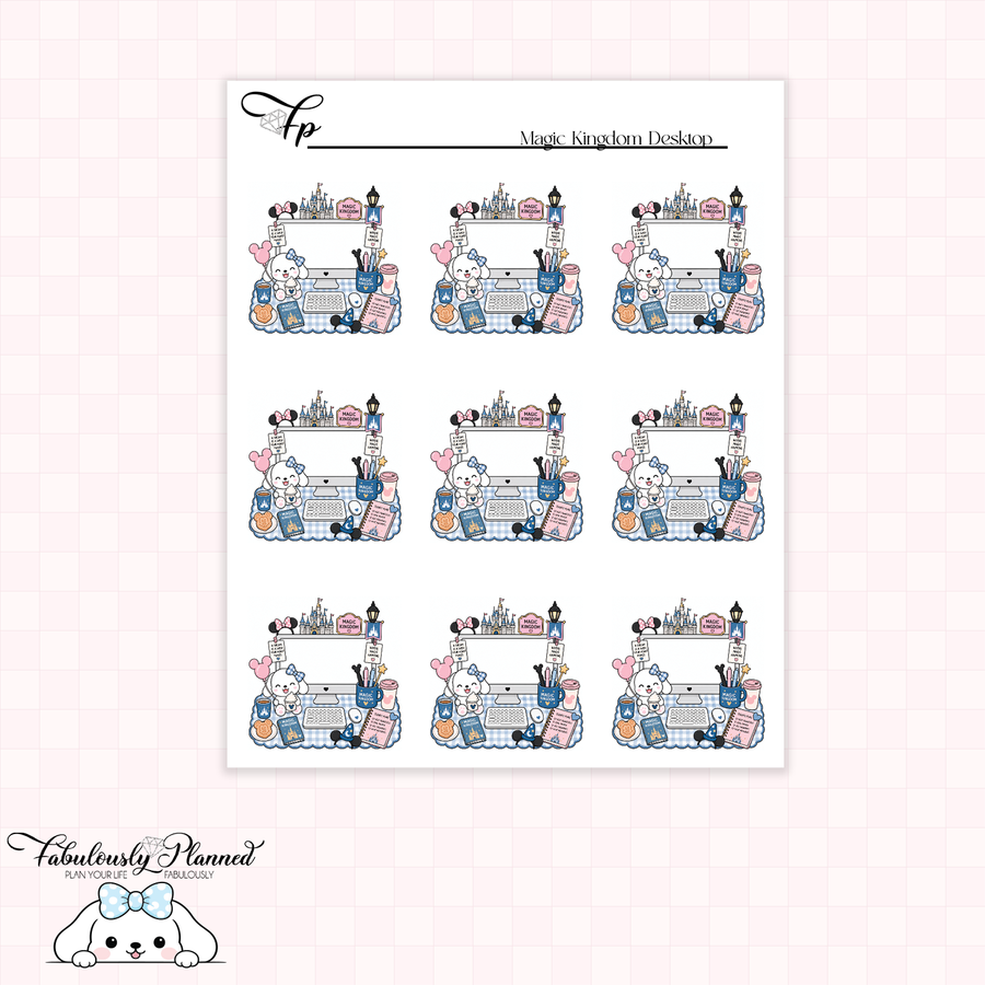 Magic Kingdom Desktop Stickers