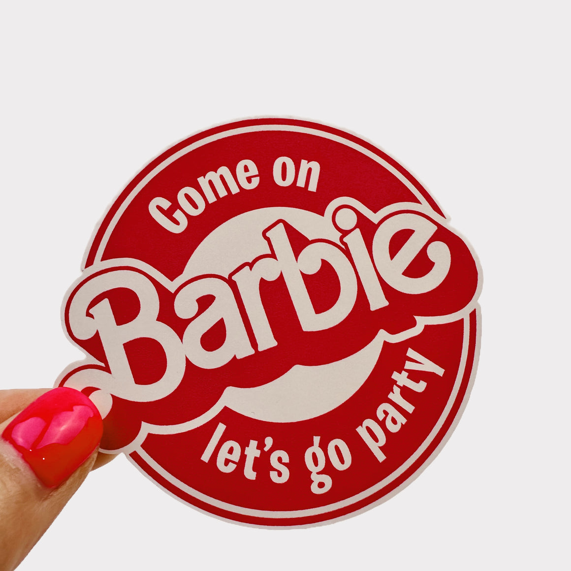 Let's Go Party Vinyl Decal