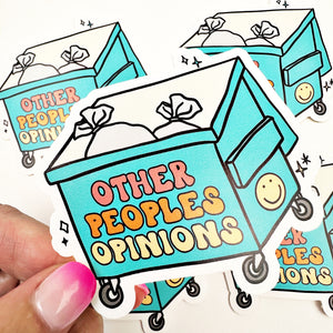 Other Peoples Opinions Vinyl Decal