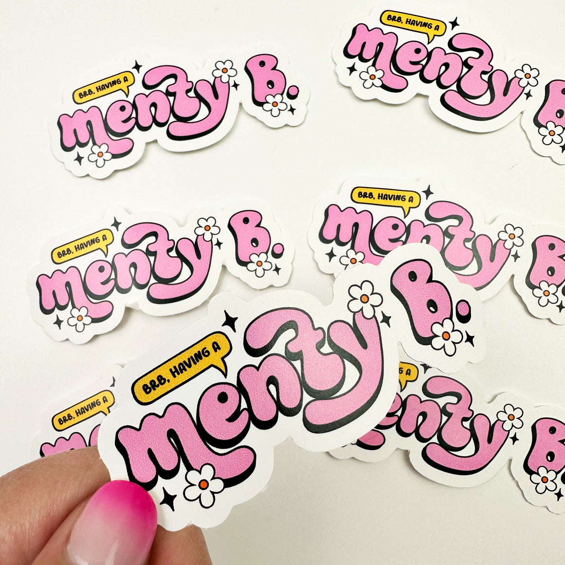 Menty B Vinyl Decal