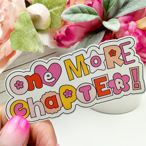 One More Chapter Vinyl Decal