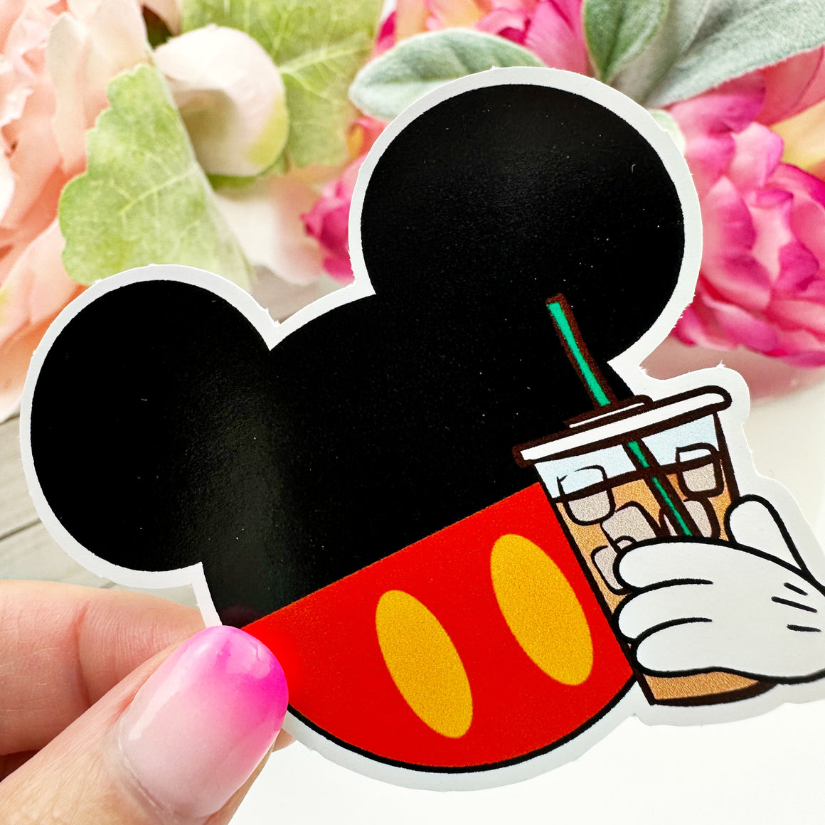 Iced Mickey Vinyl Decal