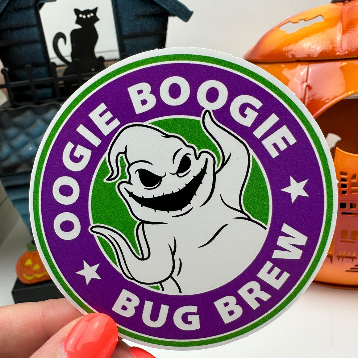 Oogie Boogie Bug Brew Vinyl Decal
