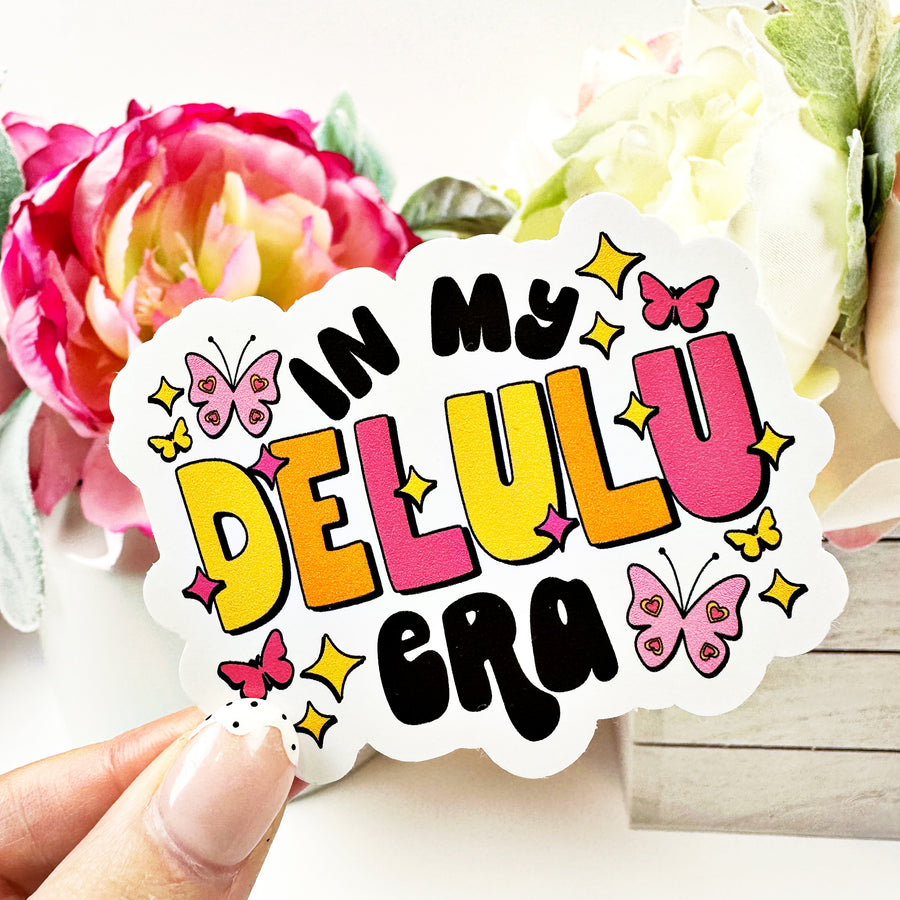In My Delulu Era Vinyl Decal