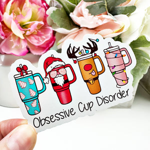 Obsessive Cup Disorder Vinyl Decal