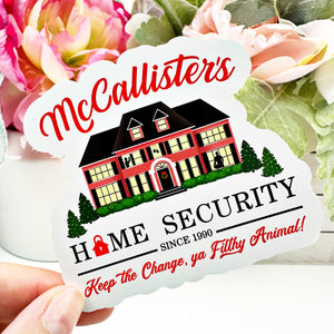 McCallisters Home Security Vinyl Decal