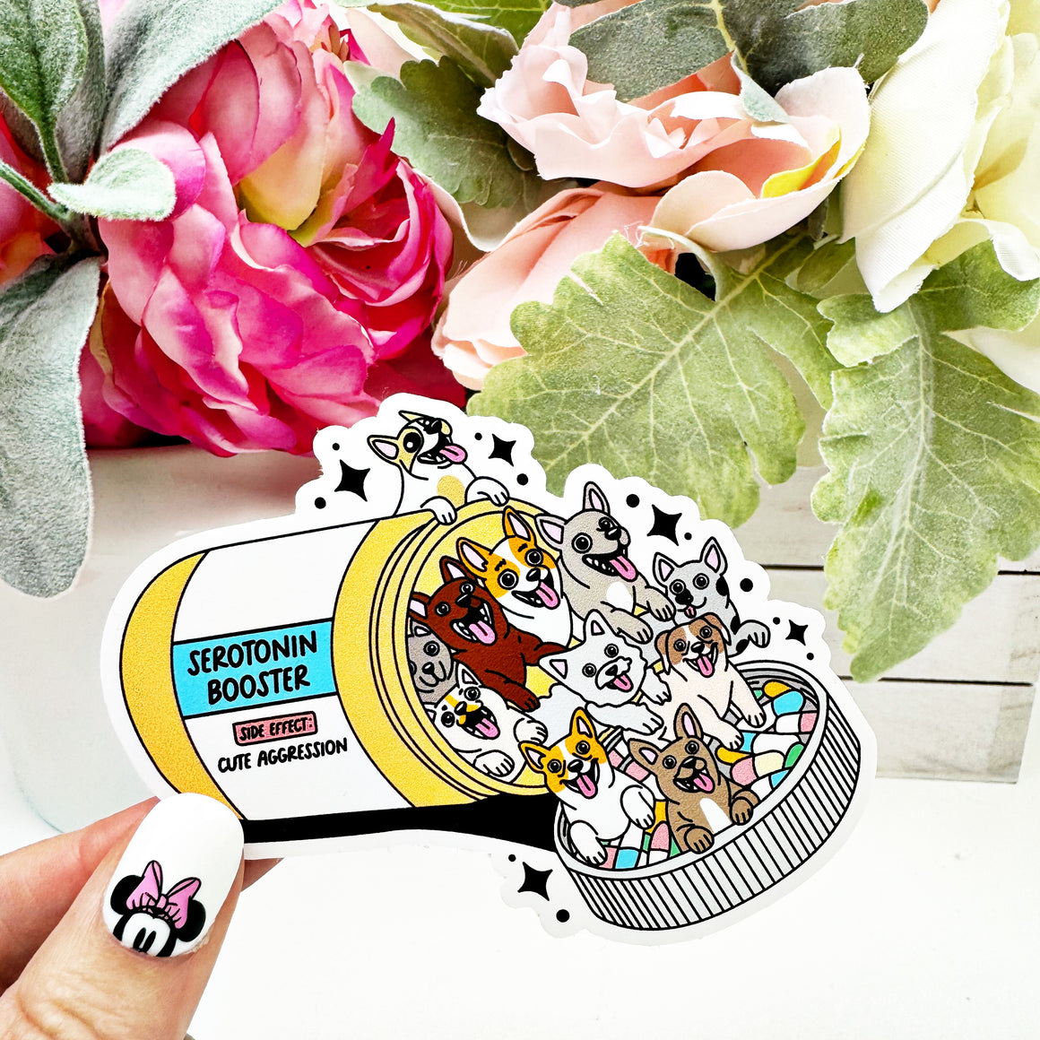 Dog Serotonin Booster Vinyl Decal