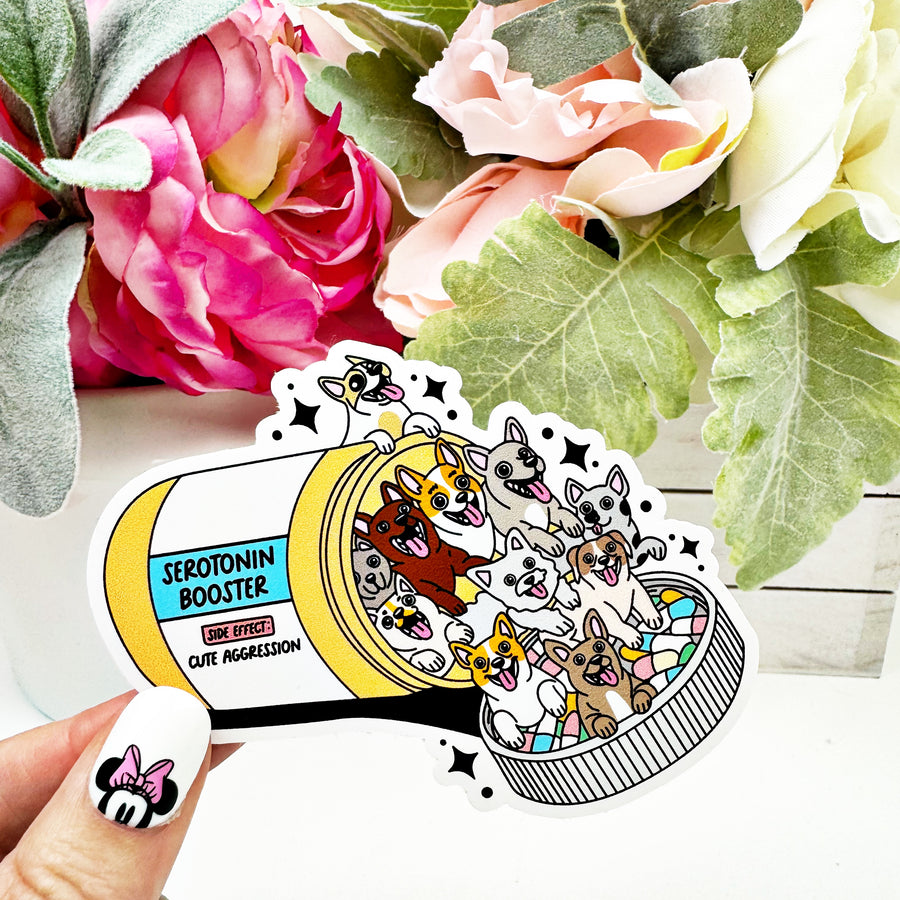 Dog Serotonin Booster Vinyl Decal