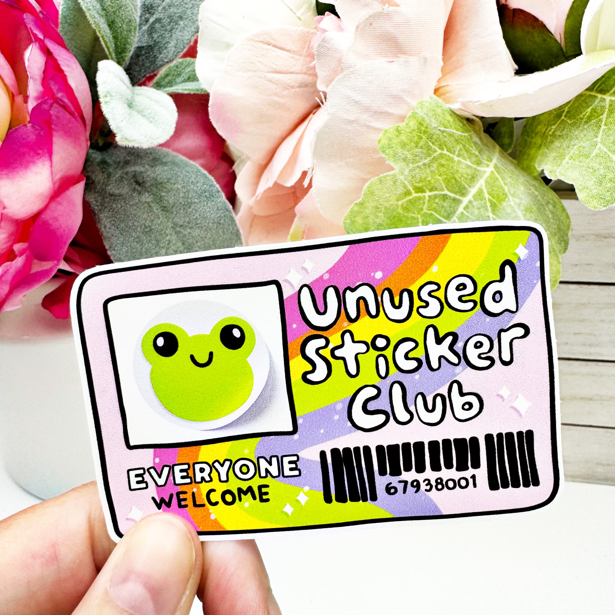 Unused Sticker Club Vinyl Decal - Fabulously Planned